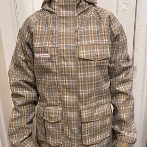 Foursquare Snowboard Ski Winter Jacket Womens M Beige Limited Edition No402of546